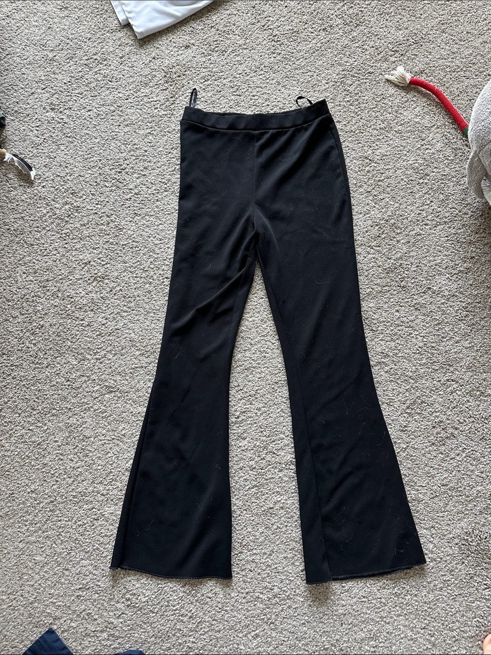 ASOS Black Flare Knit Pants
